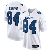 Maillot Nike Tyler Warren Tundra blanc pour homme des Indianapolis Colts Fashion Game