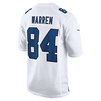 Men's Nike Tyler Warren Carbon Black Indianapolis Colts Fashion Game Jersey