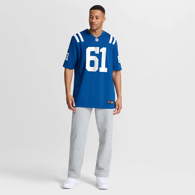 Men's Nike Viliami Fehoko  Royal Indianapolis Colts Team Game Jersey