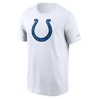 T-shirt Nike blanc avec logo principal des Indianapolis Colts pour homme