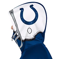 Veste de survêtement à capuche zippée Pro Player pour homme, bleu royal/blanc, Indianapolis Colts Helmet
