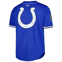 T-shirt de baseball boutonné en maille Pro Standard Anthony Richardson Royal Indianapolis Colts pour hommes
