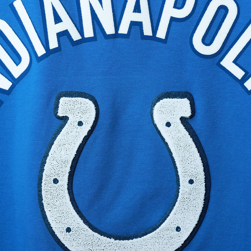 T-shirt ajusté à poils classiques Pro Standard Royal Indianapolis Colts Team pour hommes