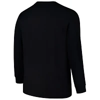 T-shirt à manches longues pour homme, profil noir, Indianapolis Colts, Big & Tall Pop