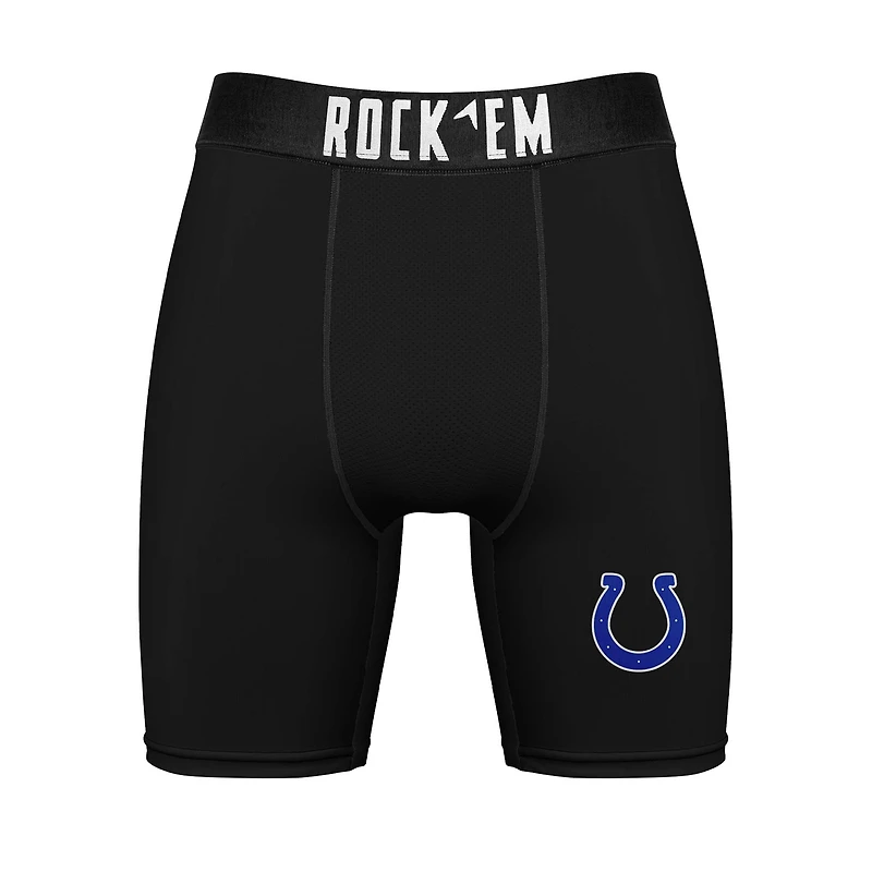 Pack combiné de chaussettes et caleçons boxeurs Indianapolis Colts pour hommes Rock Em Socks