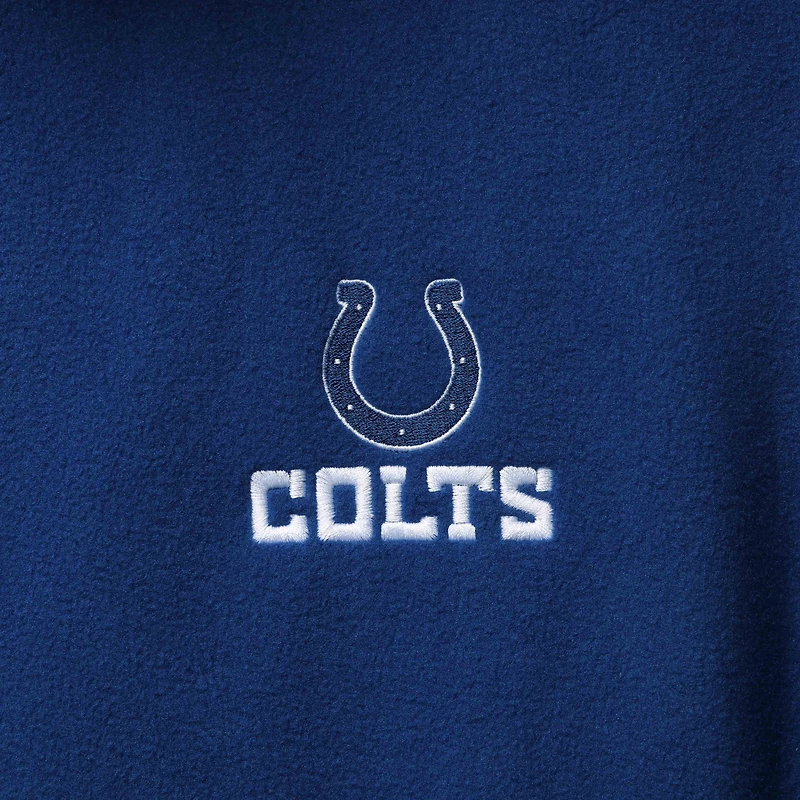 Gilet entièrement zippé en polaire Houston des Royal Indianapolis Colts pour homme