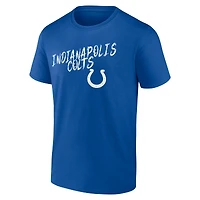 Men's Royal Indianapolis Colts Hustle T-Shirt