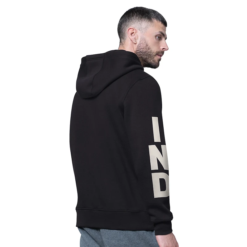 Sweat à capuche en polaire noir pour homme des Indianapolis Colts