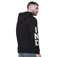 Sweat à capuche en polaire noir pour homme des Indianapolis Colts