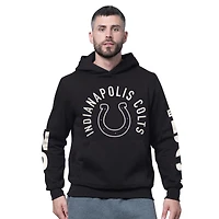 Men's Starter Black Indianapolis Colts Handoff Fleece Hoodie Sweatshirt