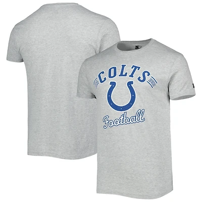 Men's Starter Heathered Gray Indianapolis Colts Prime Time T-Shirt