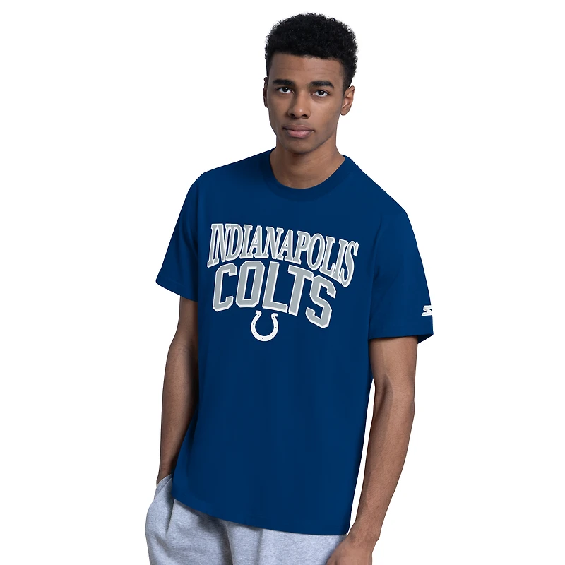 Men's Starter Royal/Gray Indianapolis Colts Two-Pack Logo T-Shirt Set