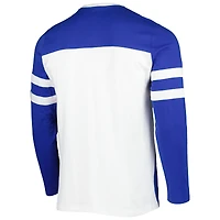T-shirt à manches longues Starter Royal/White des Colts d'Indianapolis pour homme