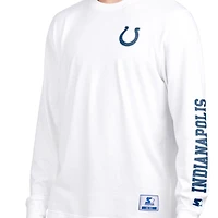 Men's Starter  Royal/White Indianapolis Colts Short Sleeve & Long T-Shirt Combo Pack