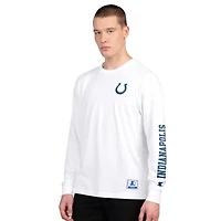 Men's Starter  Royal/White Indianapolis Colts Short Sleeve & Long T-Shirt Combo Pack