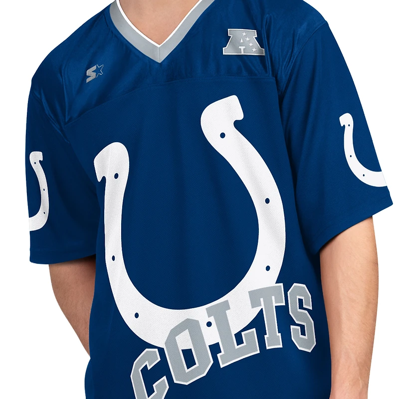 Men's Starter Royal/White Indianapolis Colts Short Sleeve & Long T-Shirt Combo Pack