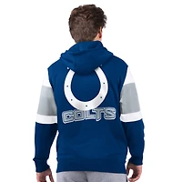 Sweat à capuche zippé intégral Starter Royal Indianapolis Colts Extreme pour homme