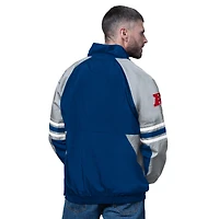 Men's Starter Royal Indianapolis Colts Prospect Half-Zip Pullover