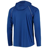 T-shirt à capuche manches longues raglan Starter Royal Indianapolis Colts pour homme