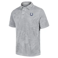 Polo Tommy Bahama gris Indianapolis Colts Sport Santiago Paradise pour hommes