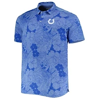 Polo Tommy Bahama Royal Indianapolis Colts Big & Tall Miramar Blooms pour homme