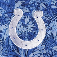 Chemise boutonnée Tommy Bahama Royal Indianapolis Colts Sport Jungle Shade Camp pour homme