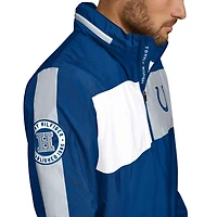 Veste à capuche légère demi-zip pour homme Tommy Hilfiger Royal Indianapolis Colts Gael