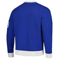Men's Tommy Hilfiger Royal Indianapolis Colts Reese Raglan Tri-Blend Pullover Sweatshirt