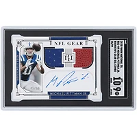 Michael Pittman Jr. Indianapolis Colts Autographié 2020 Panini National Treasures Dual NFL Gear Combo Ball & Jersey Relics #RSC-MP #45/99 SGC Authentifié 9/10 Rookie Card
