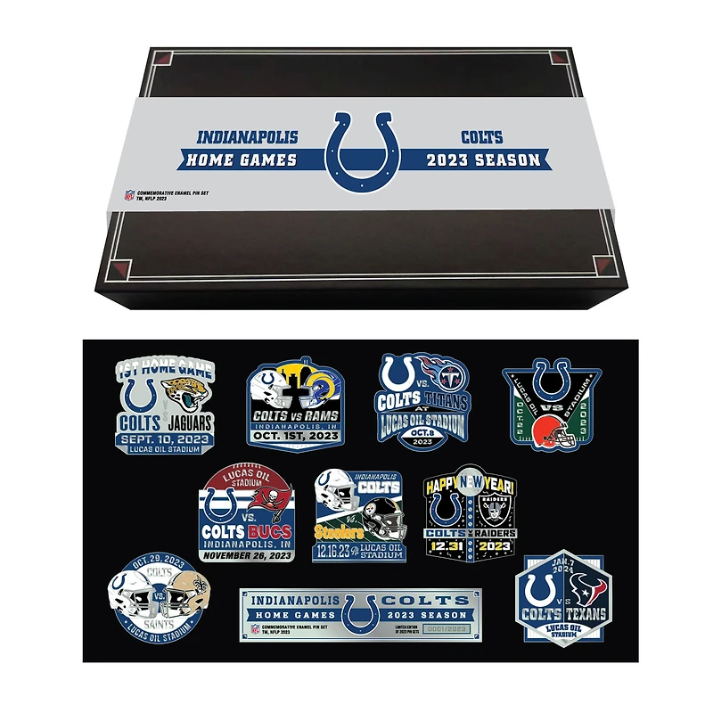 MOJO Indianapolis Colts 2023 Game Day Pin Collector Set
