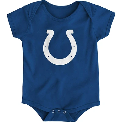 Body à logo de l'équipe Royal Indianapolis Colts pour nouveau-né et bébé