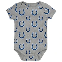 Newborn Outerstuff Indianapolis Colts Little Tike 3-Piece Bodysuit Set