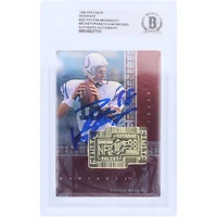 Peyton Manning Indianapolis Colts dédicacé 1998 Upper Deck SPX Finite Radiance #287 #1541/3600 Beckett Fanatics a été témoin d'une carte de recrue authentifiée