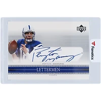 Peyton Manning Indianapolis Colts Autographed 2002 Upper Deck Letterman #HRL-PM Card