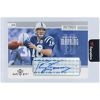 Carte Prosign #PS-PM autographiée par Peyton Manning (Indianapolis Colts) - 2003 Upper Deck MVP