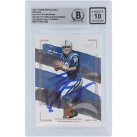 Peyton Manning Indianapolis Colts Autographié 2021 Panini Impeccable Bronze #45 #/35 Beckett Fanatics Witnessed Authenticated 10 Card