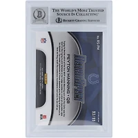 Carte Panini Spectra Retrospect 2021 autographiée par Peyton Manning Indianapolis Colts, bleu ciel céleste, encre #RS-PM #/99, Beckett Fanatics, témoin, authentifiée, 10 cartes