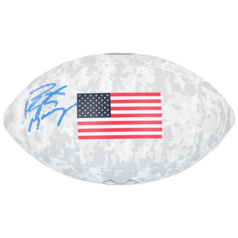 Peyton Manning Indianapolis Colts autographié 2024 Salute To Service Wilson Football