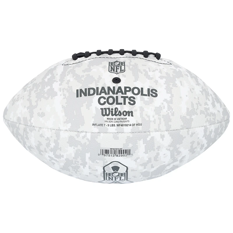 Peyton Manning Indianapolis Colts autographié 2024 Salute To Service Wilson Football