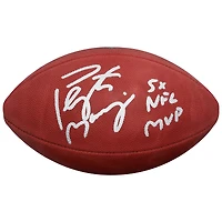 Peyton Manning Indianapolis Colts Autographed Duke Full Color Football with "5x NFL MVP" Inscription