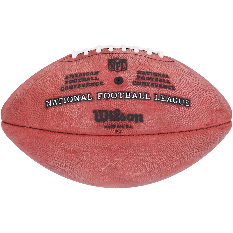 Ballon de football Duke en couleur autographié par Peyton Manning des Indianapolis Colts avec l'inscription « HOF '21 »