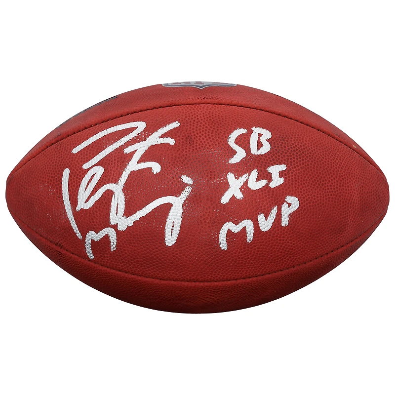 Peyton Manning Indianapolis Colts Autographed Duke Full Color Football with "SB XLI MVP" Inscription