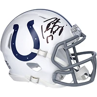 Peyton Manning Indianapolis Colts Autographed Riddell 2004-2019 Throwback Logo Speed Mini Helmet