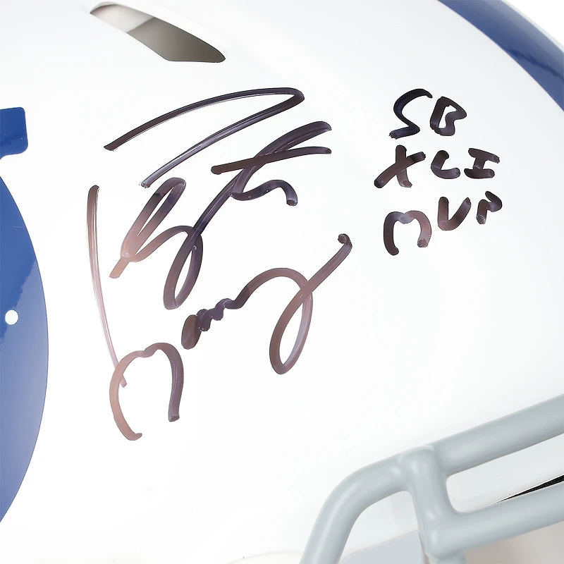 Peyton Manning Indianapolis Colts Autographed Riddell 2020 Speed Authentic Helmet with "SB XLI MVP" Inscription