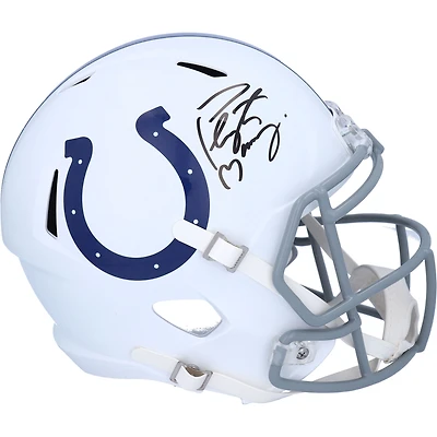 Peyton Manning Indianapolis Colts Autographed Riddell 2020 Speed Replica Helmet