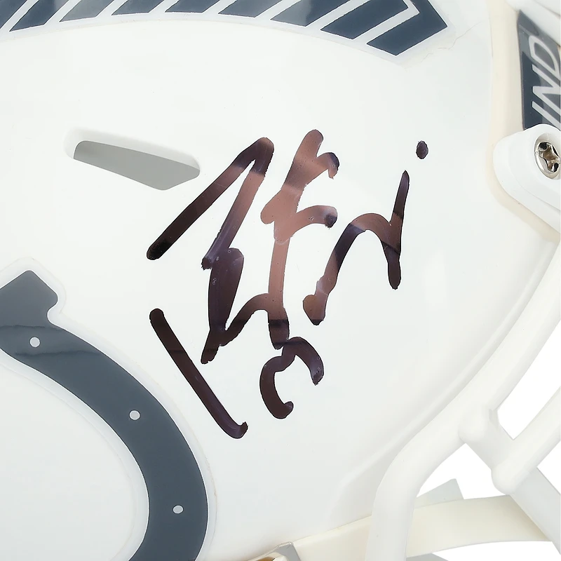 Peyton Manning Indianapolis Colts Autographié Riddell 2024 Salute To Service Speed Mini Casque