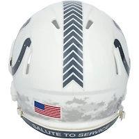 Peyton Manning Indianapolis Colts Autographié Riddell 2024 Salute To Service Speed Mini Casque