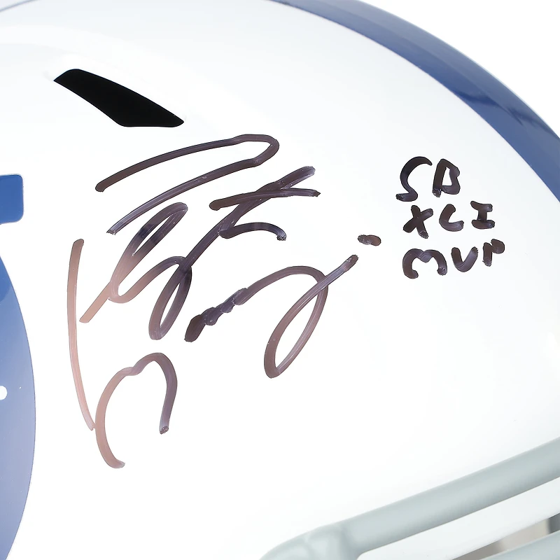 Peyton Manning Indianapolis Colts Autographed Riddell 2026 Speed Replica Helmet with "SB XLI MVP" Inscription