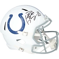 Peyton Manning Indianapolis Colts Autographed Riddell 2026 Speed Replica Helmet with "SB XLI MVP" Inscription
