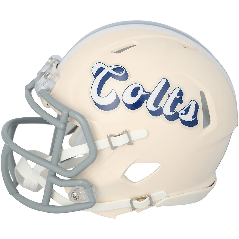 Peyton Manning Indianapolis Colts Autographed Riddell Retro Speed Mini Helmet